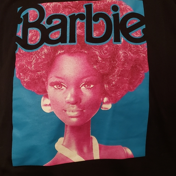 Mattel by Love Tribe Tops - The Iconic Black Barbie T-shirt 👕 ♀️ ☮